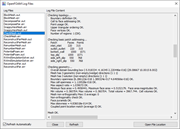 File di log OpenFOAM